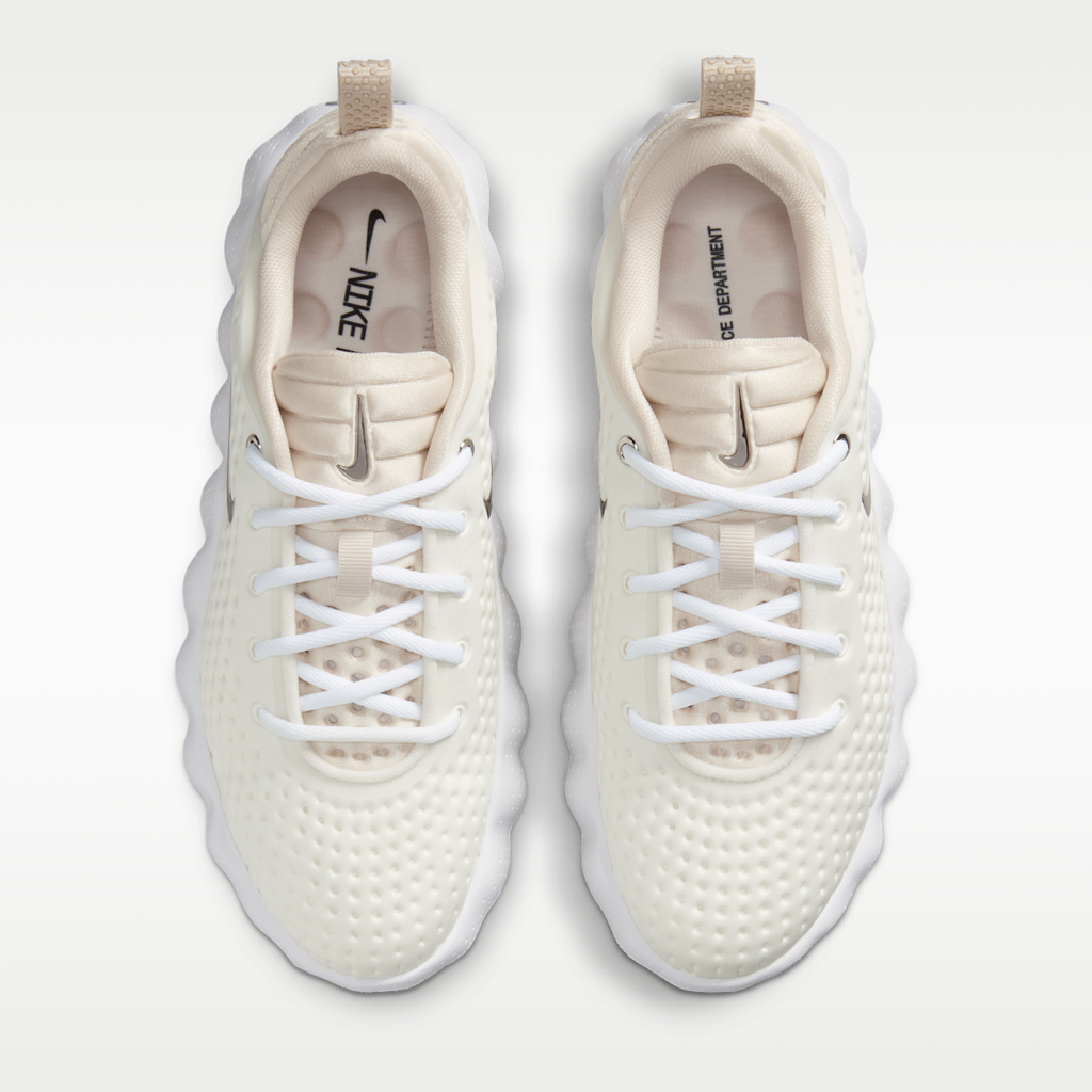 Nike Mind 002 Women's Pregame Shoes - Summit White/Phantom/Light Orewood Brown/Metallic Silver
