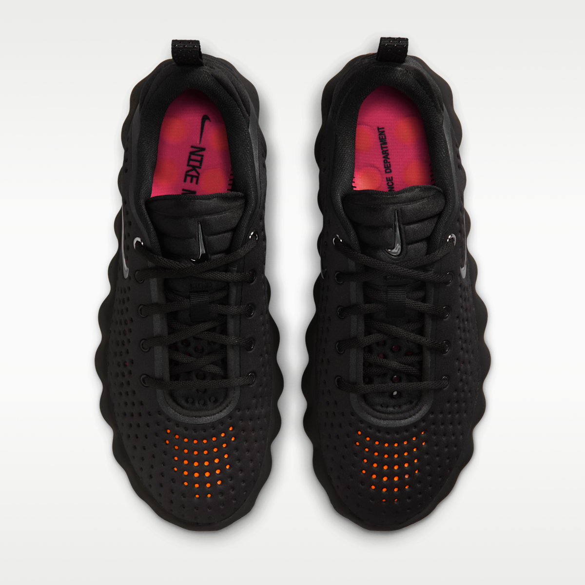 Nike Mind 002 Women's Pregame Shoes - Black/Hyper Crimson/Hyper Crimson/Chrome