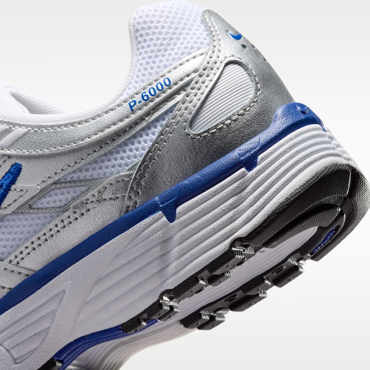 Nike P-6000 Women's Shoes - White/Old Royal/Black/Metallic Silver