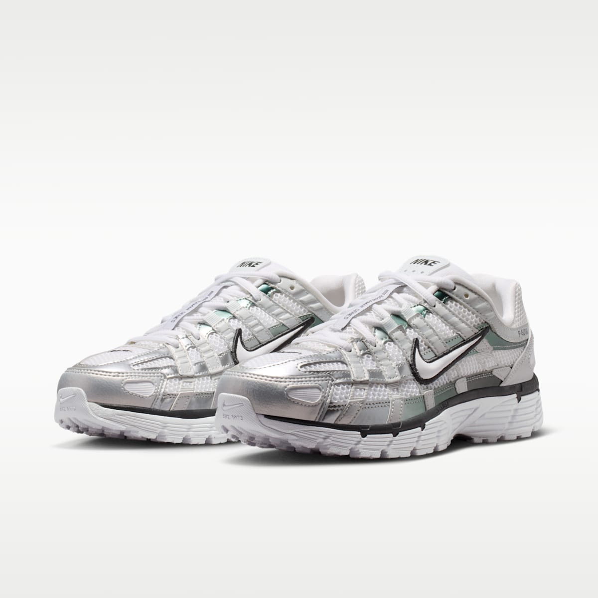 Nike P-6000 Women's Shoes - White/Off White/Dark Smoke Grey/White