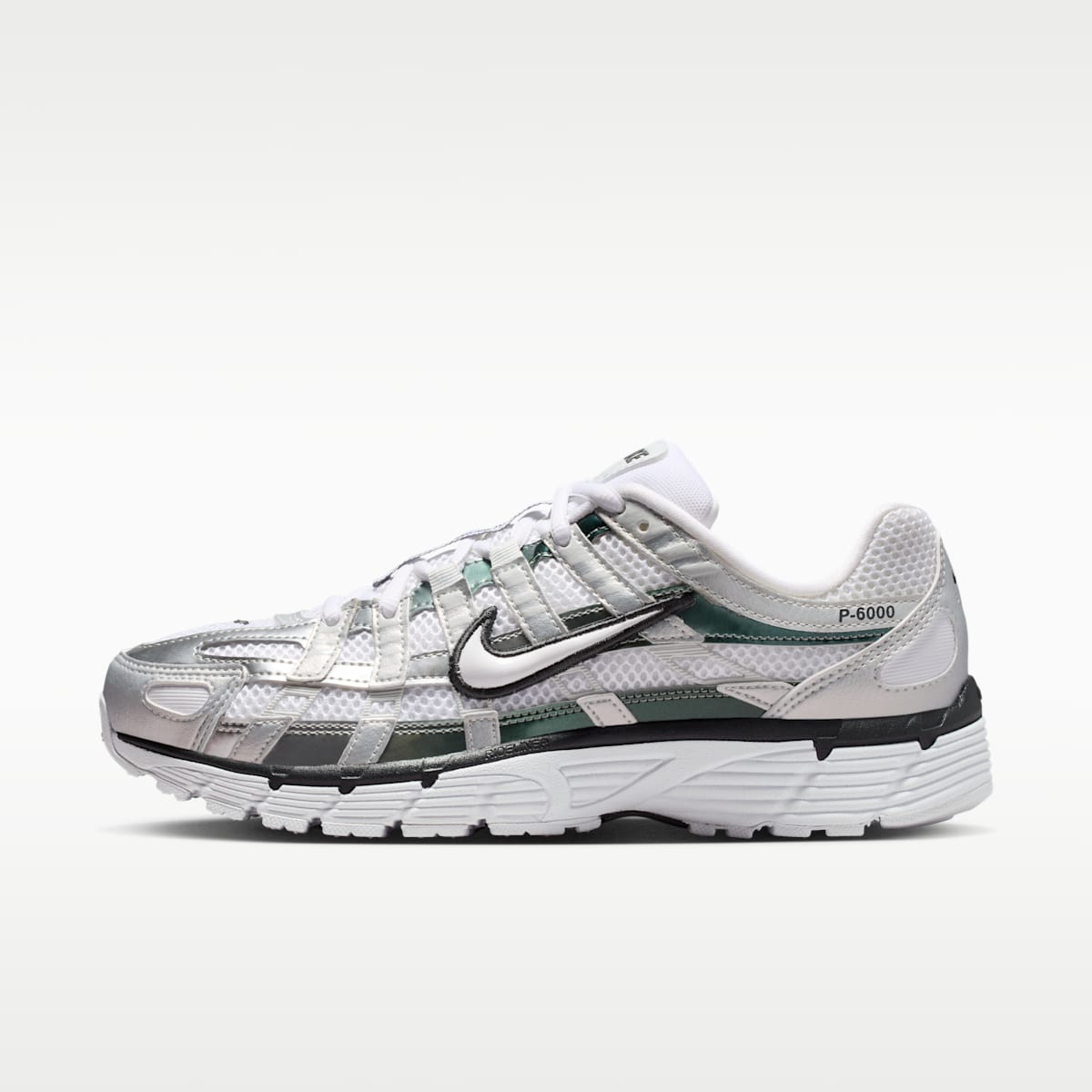 Nike P-6000 Women's Shoes - White/Off White/Dark Smoke Grey/White