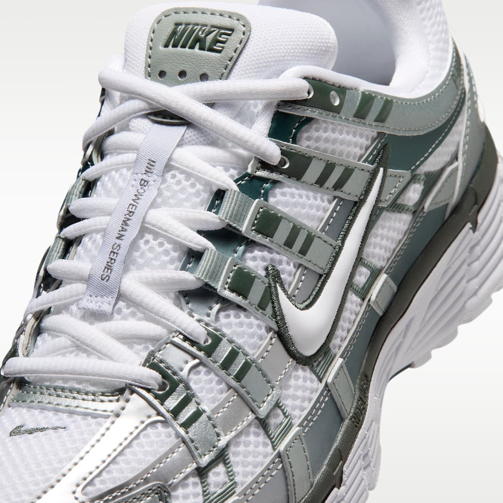 Nike P-6000 Women's Shoes - White/Mica Green/Camo Green/White