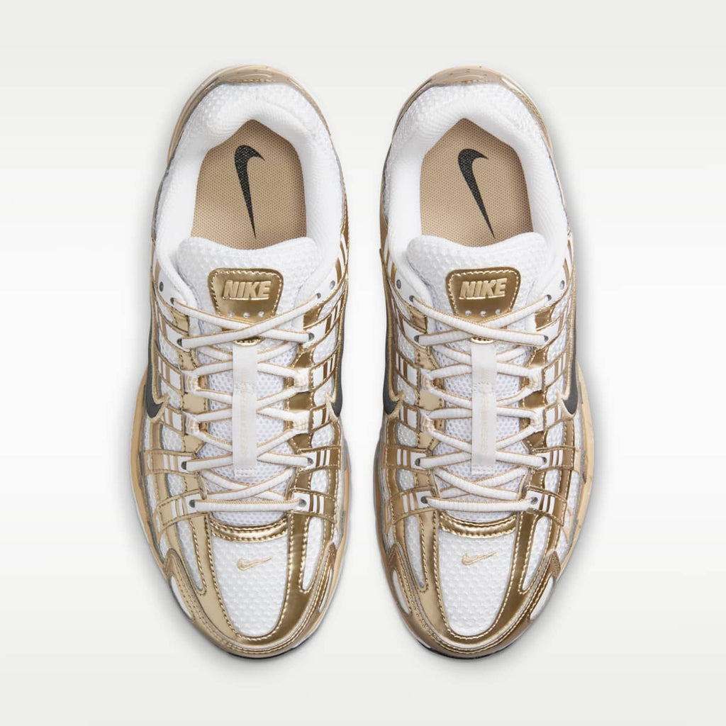 Nike P-6000 Gold Women's Shoes - White/Grain/Metallic Gold Grain/Black