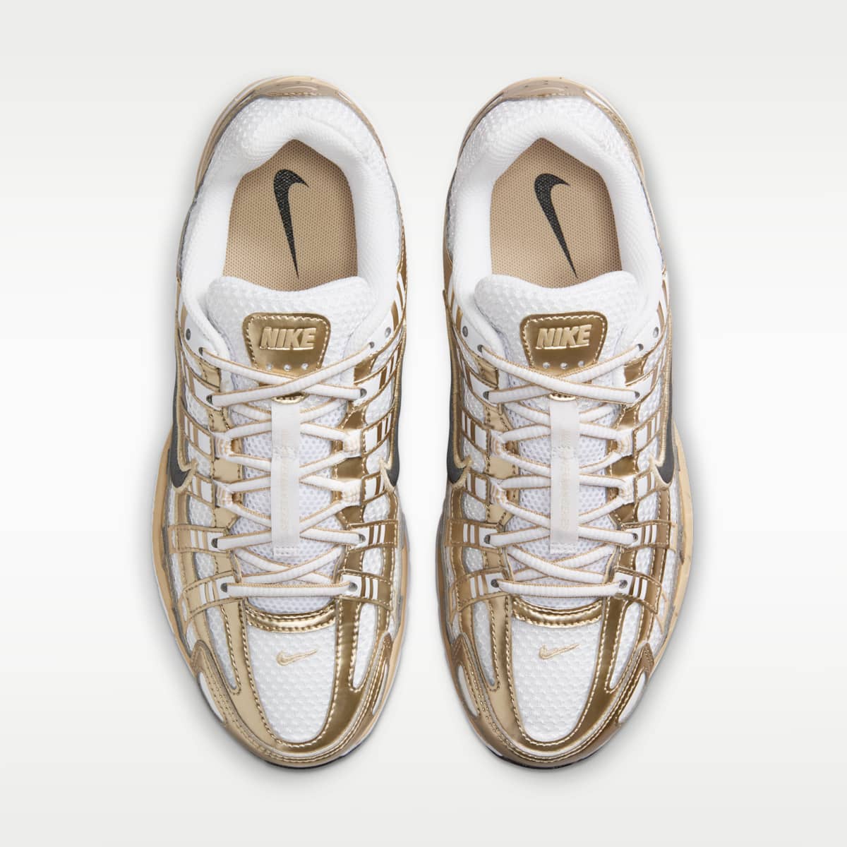 Nike P-6000 Gold Women's Shoes - White/Grain/Metallic Gold Grain/Black