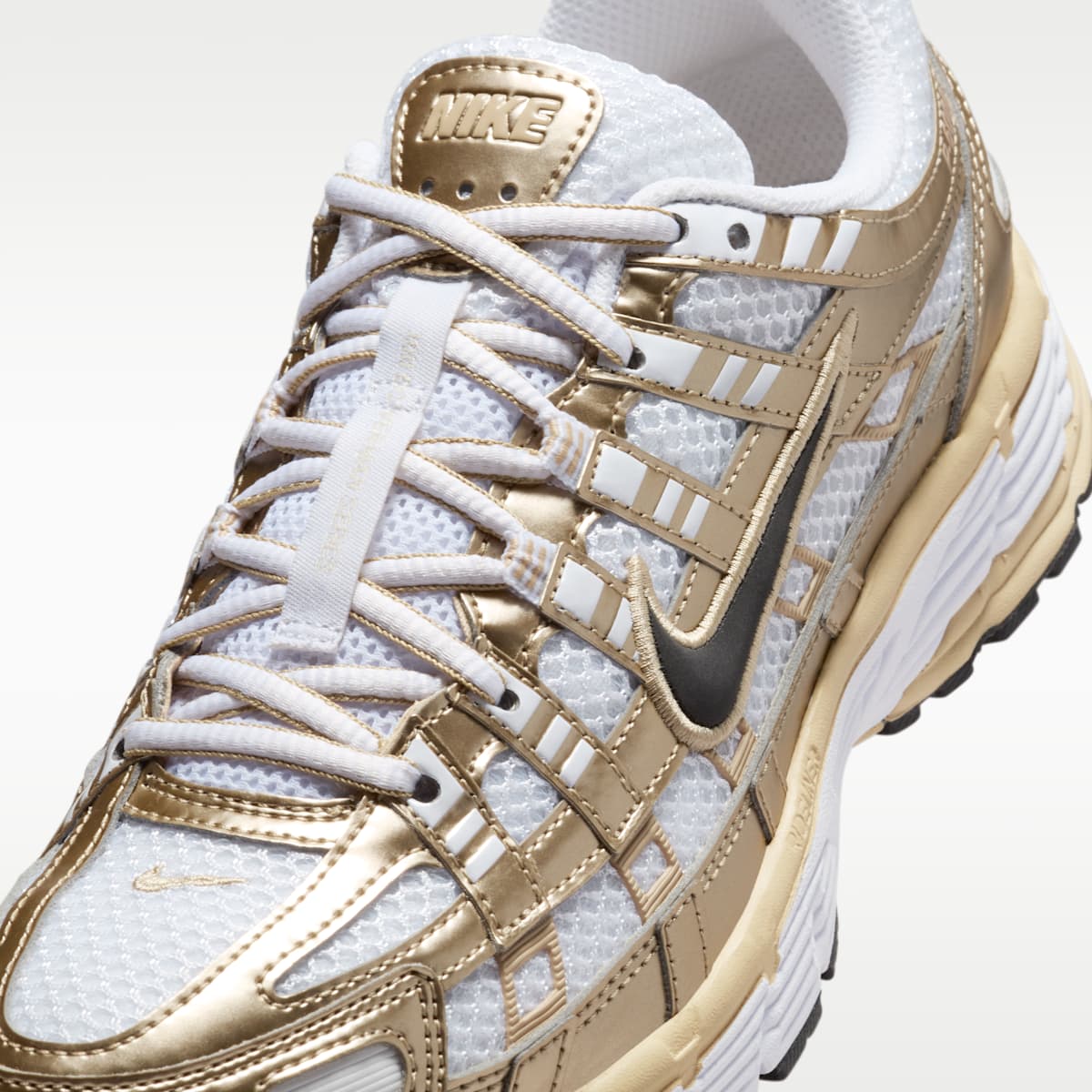 Nike P-6000 Gold Women's Shoes - White/Grain/Metallic Gold Grain/Black