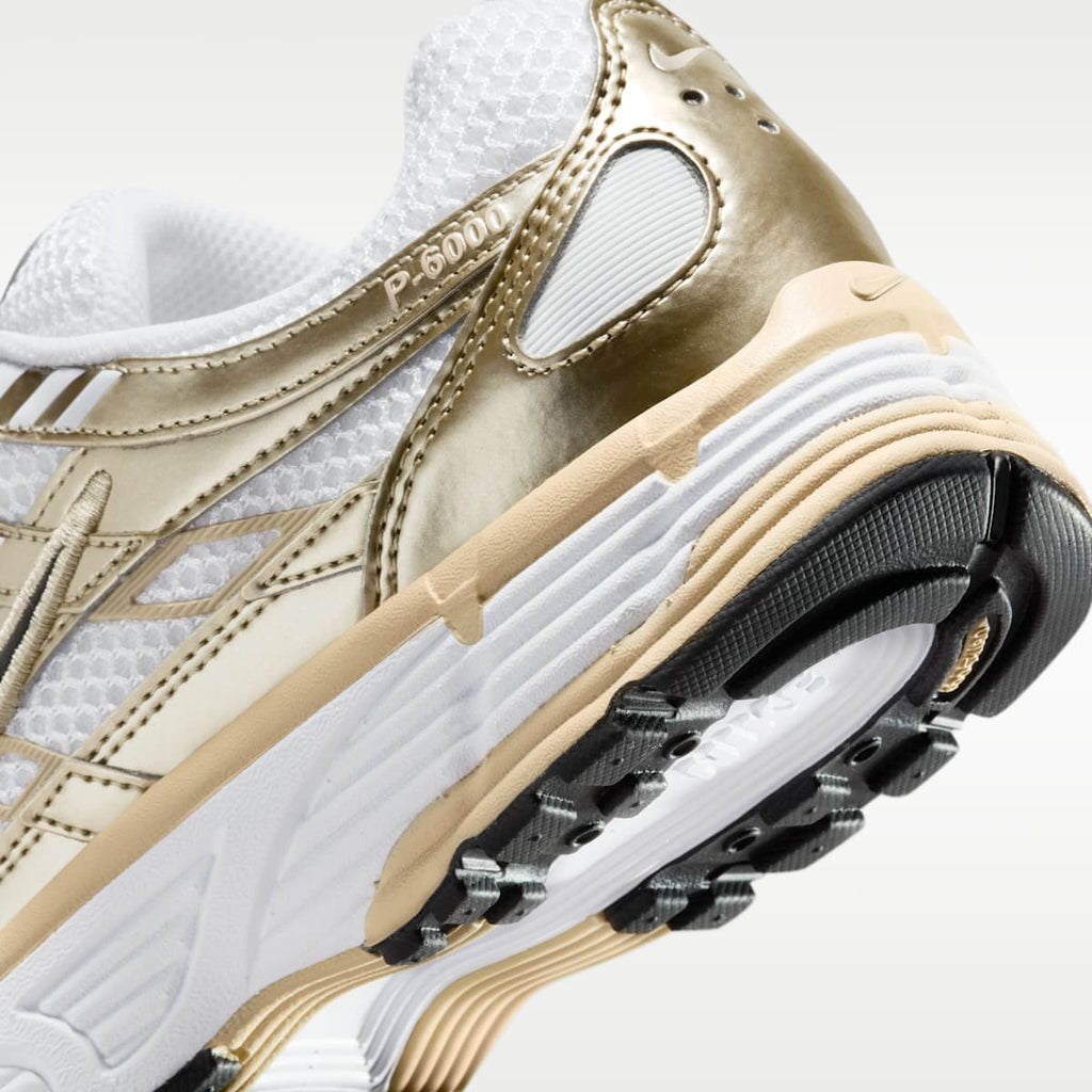 Nike P-6000 Gold Women's Shoes - White/Grain/Metallic Gold Grain/Black
