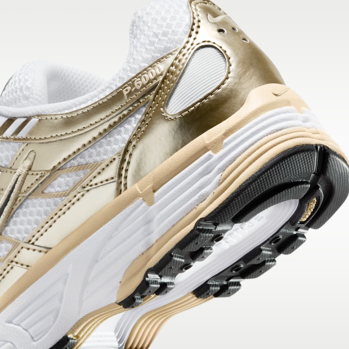 Nike P-6000 Gold Women's Shoes - White/Grain/Metallic Gold Grain/Black