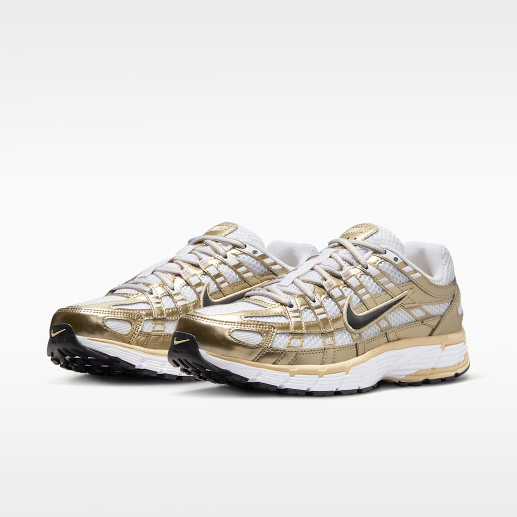Nike P-6000 Gold Women's Shoes - White/Grain/Metallic Gold Grain/Black