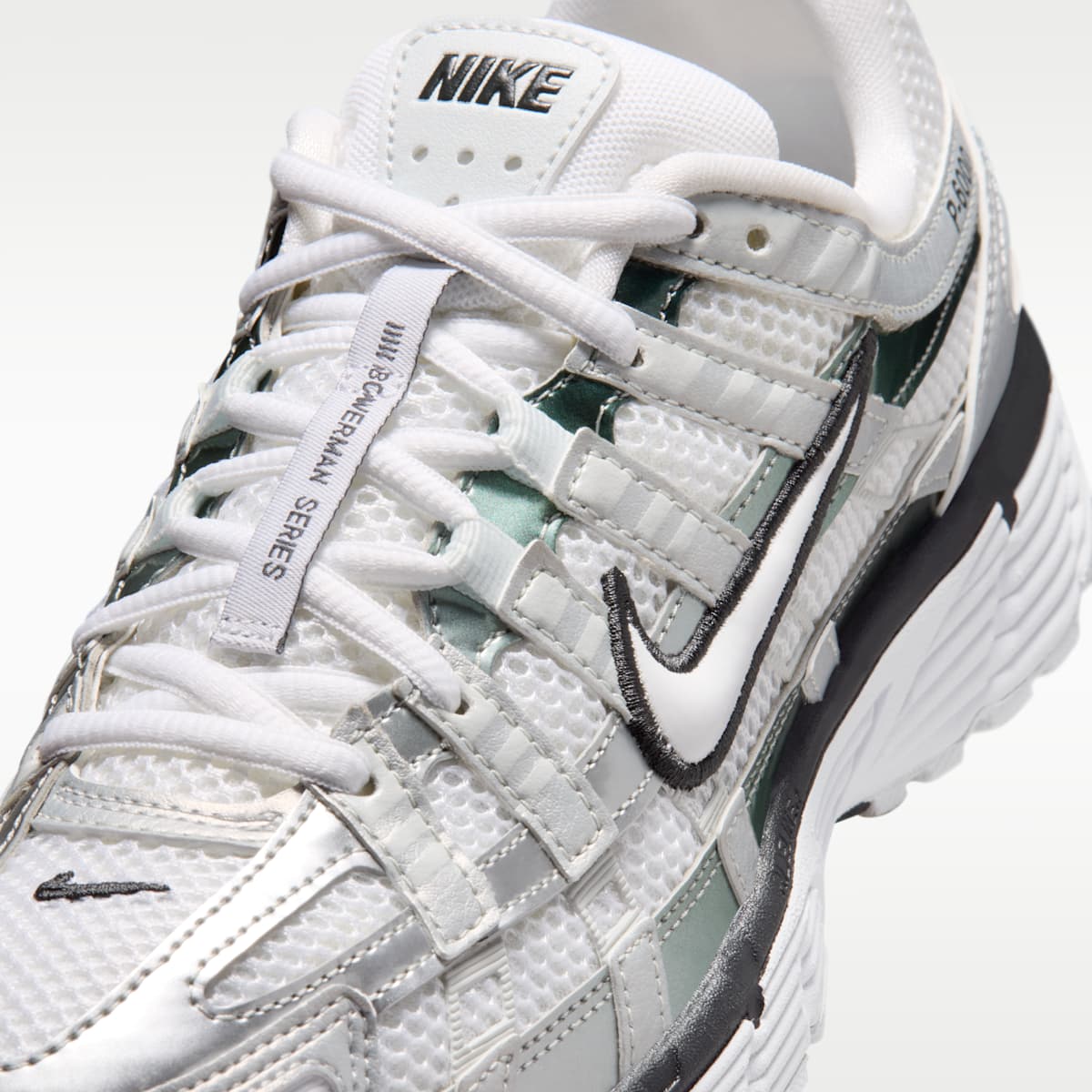 Nike P-6000 Women's Shoes - White/Off White/Dark Smoke Grey/White