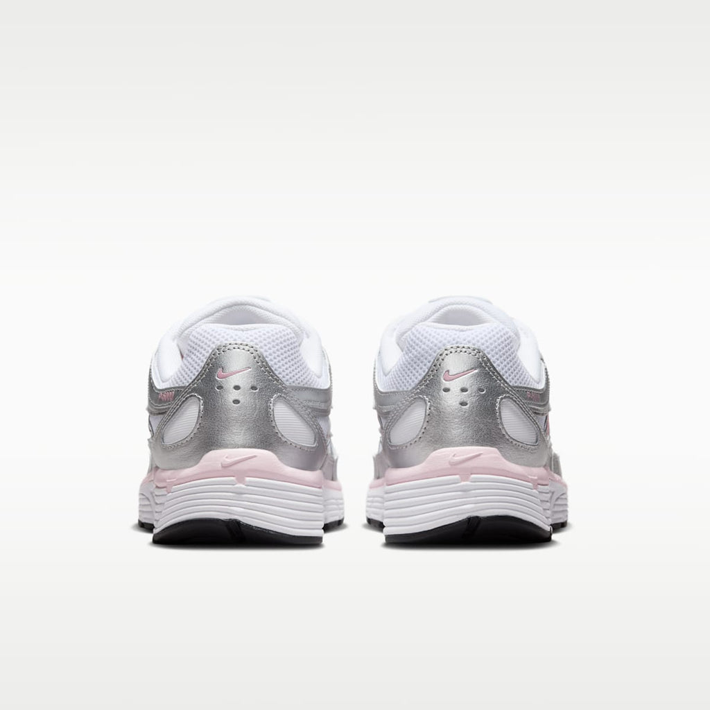 Nike P-6000 Women's Shoes - White/Elemental Pink/Black/Metallic Silver