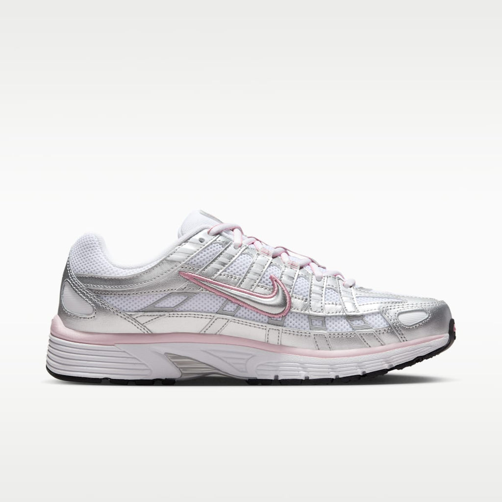 Nike P-6000 Women's Shoes - White/Elemental Pink/Black/Metallic Silver