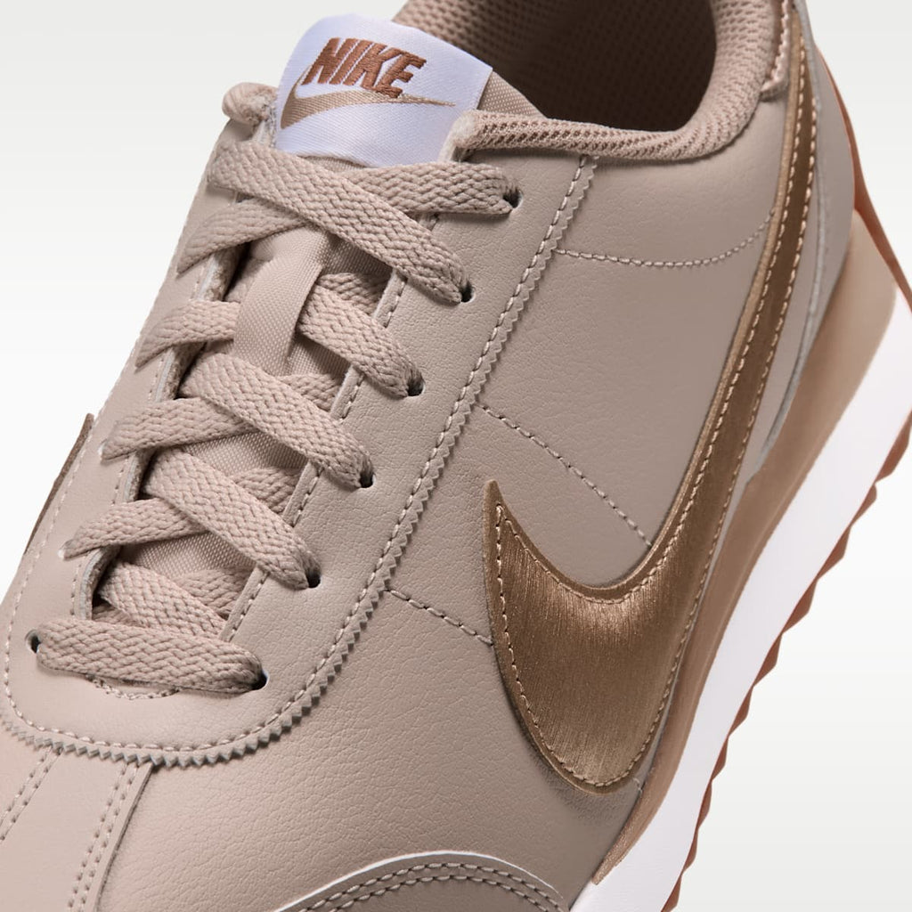 Nike Pacific Leather Women's Shoes - Sanddrift/Gum Medium Brown/White/Blur