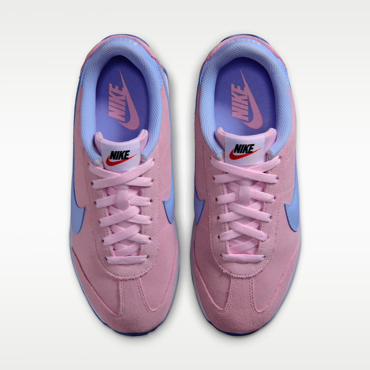 Nike Pacific Suede Women's Shoes - Pink Foam/Work Blue/White/Hydrogen Blue