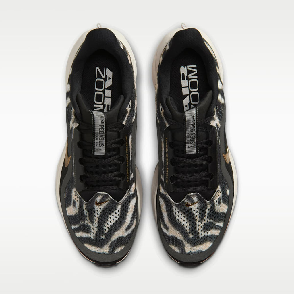 Nike Pegasus Premium Women's Road Running Shoes - Black/Phantom/Dark Hazel/Metallic Gold
