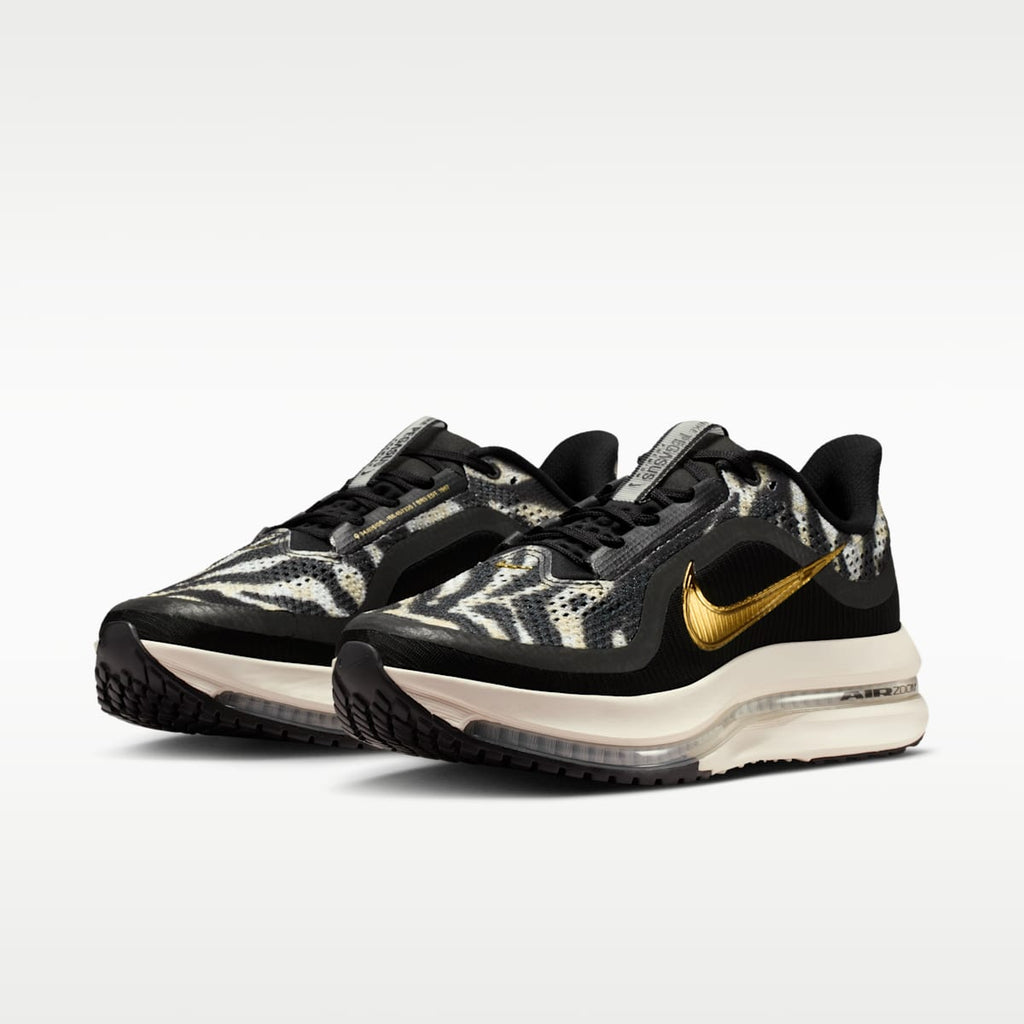 Nike Pegasus Premium Women's Road Running Shoes - Black/Phantom/Dark Hazel/Metallic Gold