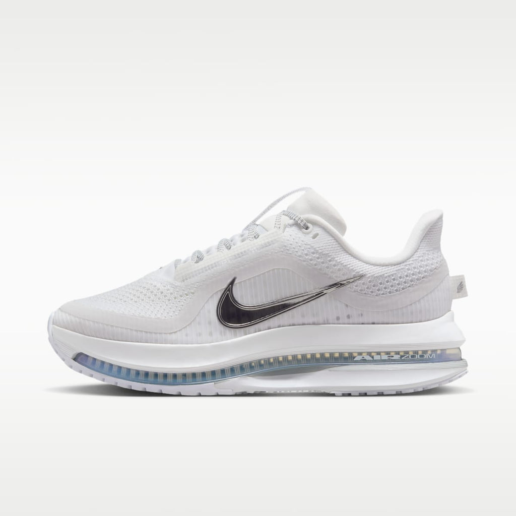 Nike Pegasus Premium Women's Road Running Shoes - White/Metallic Silver/Metallic Silver