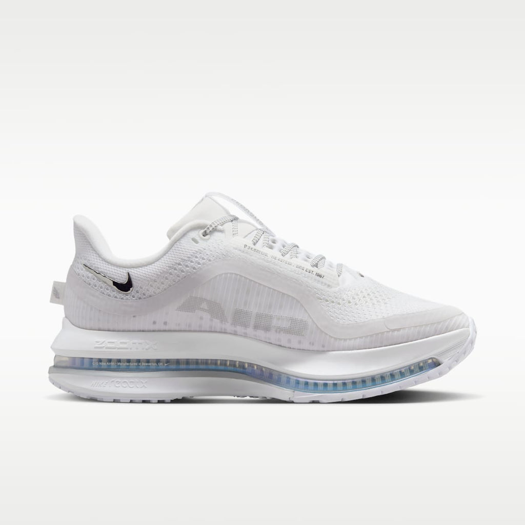 Nike Pegasus Premium Women's Road Running Shoes - White/Metallic Silver/Metallic Silver