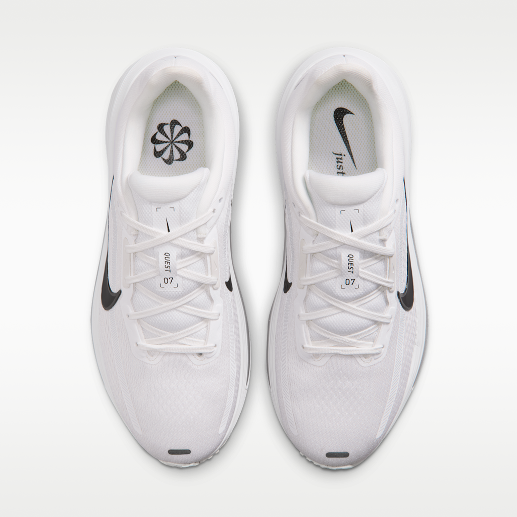 Nike Quest 7 Women's Road Running Shoes - Summit White/White/Metallic Silver/Black
