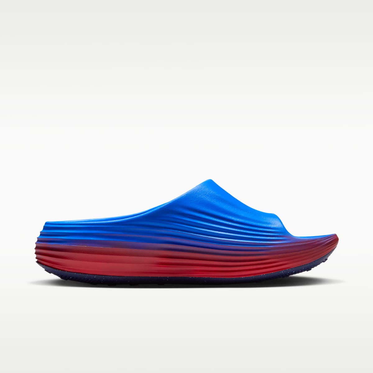 Nike ReactX Rejuven8 Women's Slides - Action Red/Light Photo Blue/Midnight Navy/Midnight Navy