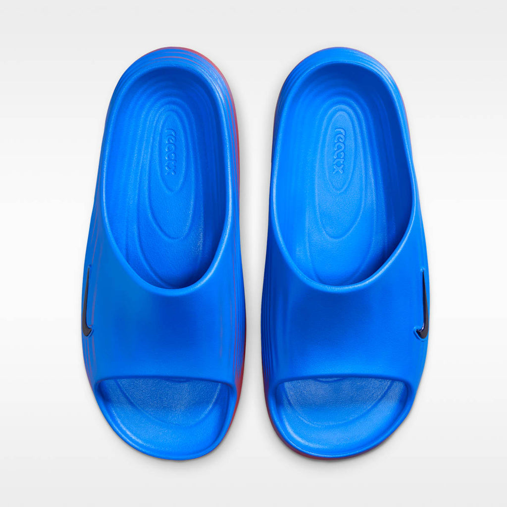 Nike ReactX Rejuven8 Women's Slides - Action Red/Light Photo Blue/Midnight Navy/Midnight Navy