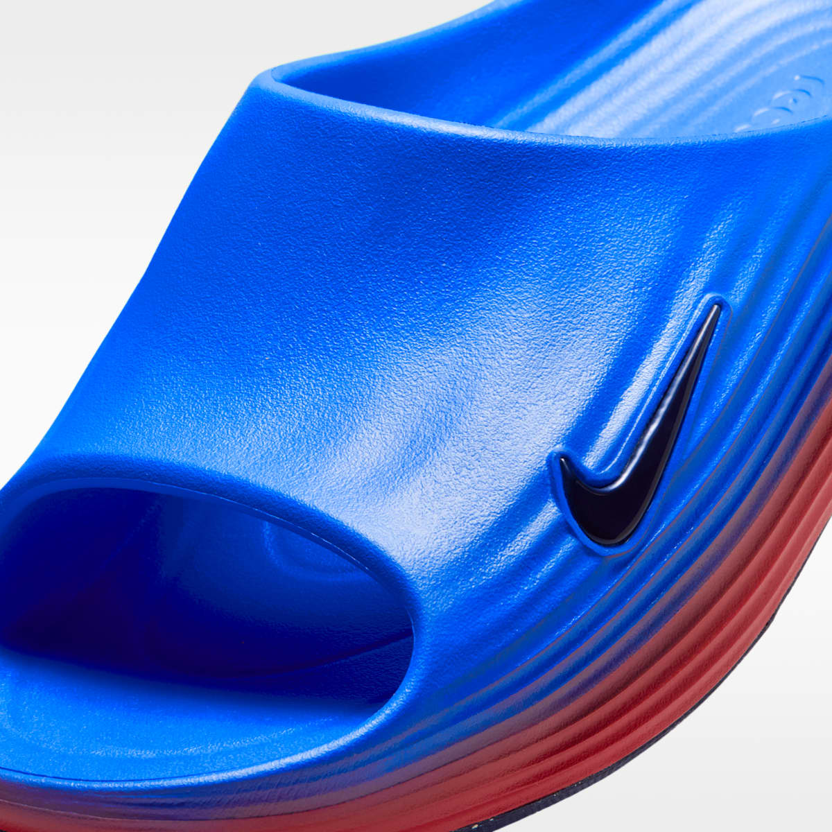 Nike ReactX Rejuven8 Women's Slides - Action Red/Light Photo Blue/Midnight Navy/Midnight Navy
