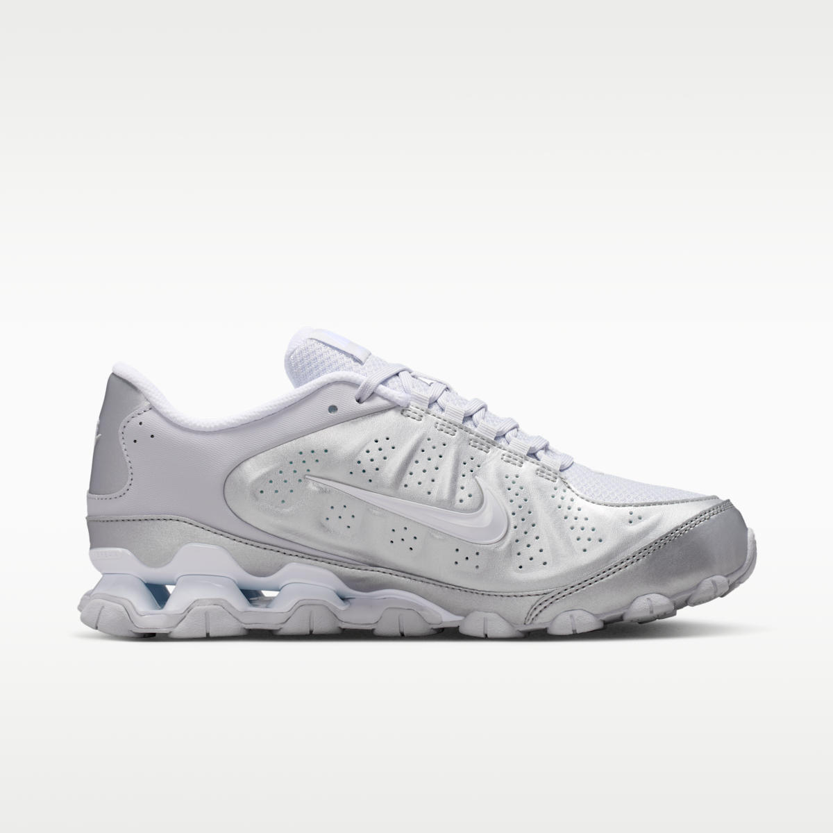 Nike Reax 8 SL Women's Shoes - Metallic Silver/Geyser Grey/White