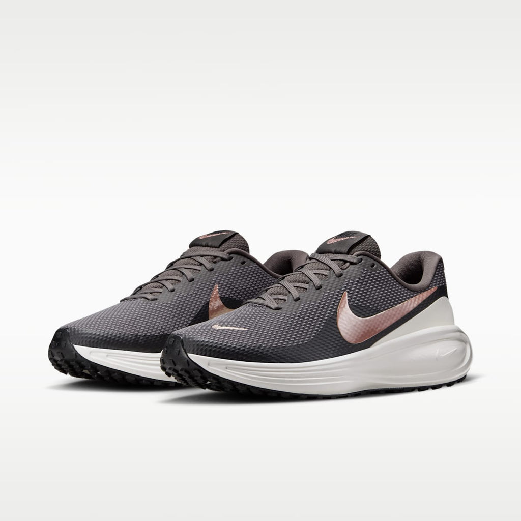 Nike Revolution 8 Women's Road Running Shoes - Medium Ash/Black/Sail/Metallic Red Bronze