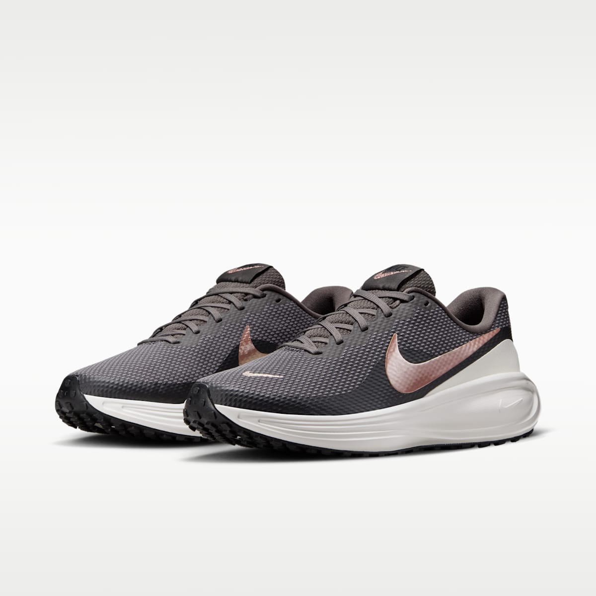 Nike Revolution 8 Women's Road Running Shoes - Medium Ash/Black/Sail/Metallic Red Bronze
