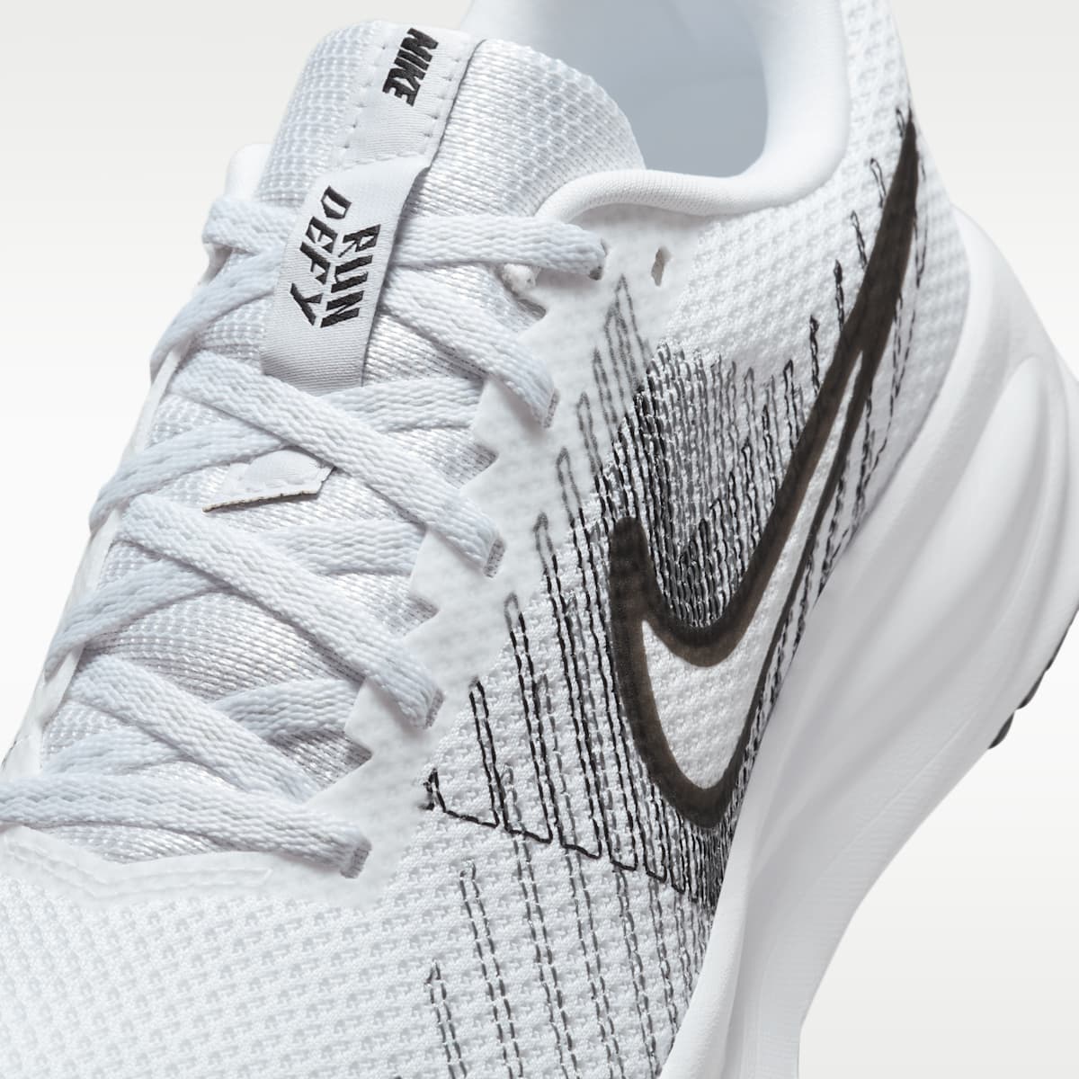 Nike Run Defy Women's Road Running Shoes - White/Smoke Grey/Black