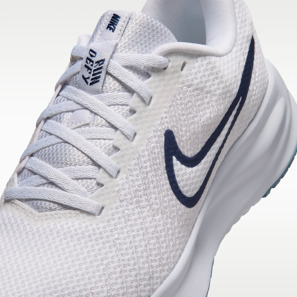 Nike Run Defy Women's Road Running Shoes - White/Football Grey/Work Blue/Blue Void