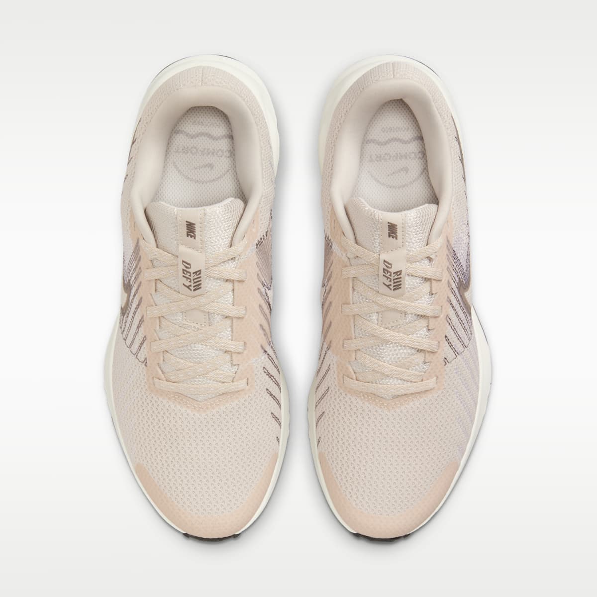 Nike Run Defy Women's Road Running Shoes - Light Orewood Brown/Cave Stone/White/College Grey