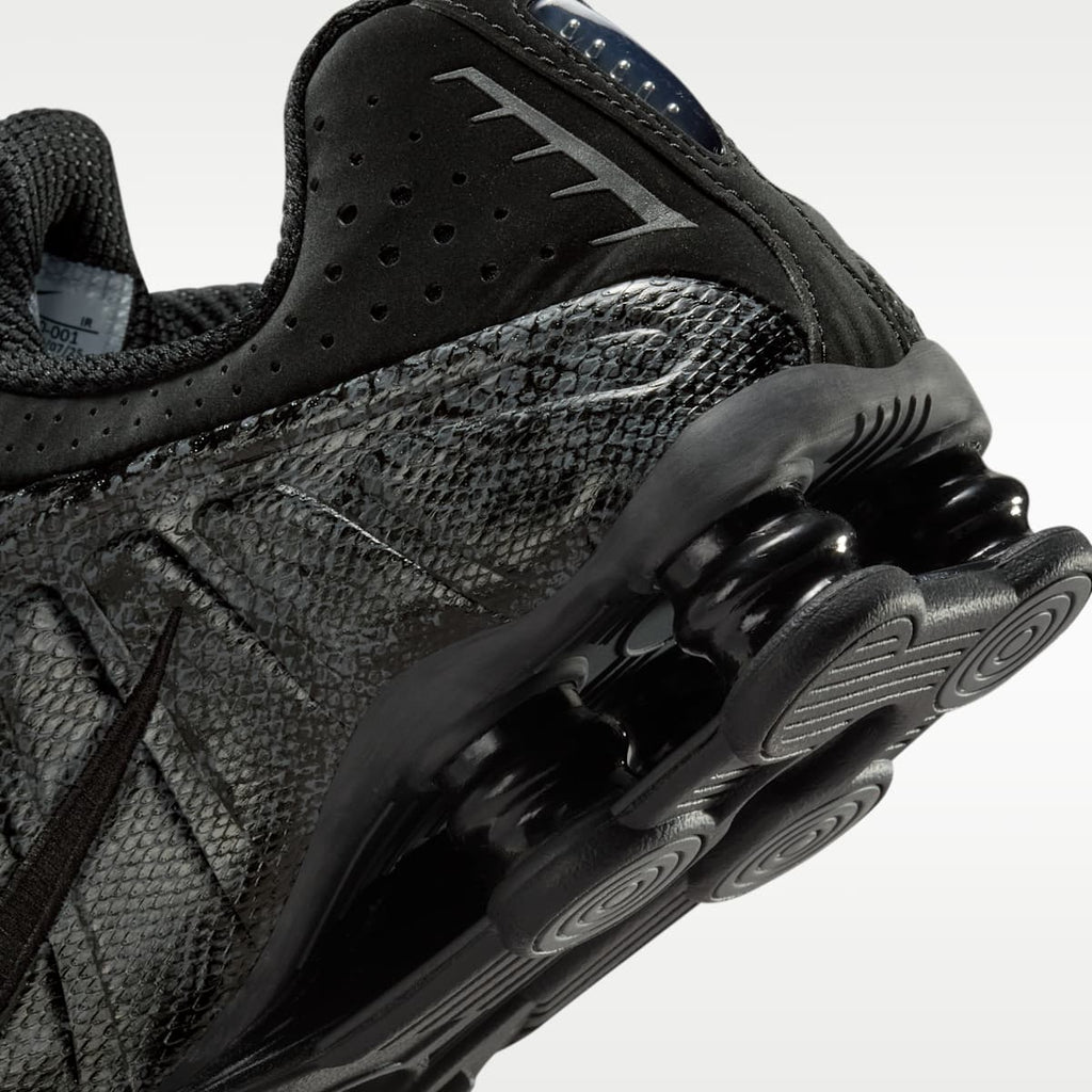 Nike Shox R4 Print Women's Shoes - Black/Metallic Silver/Dark Grey/Black