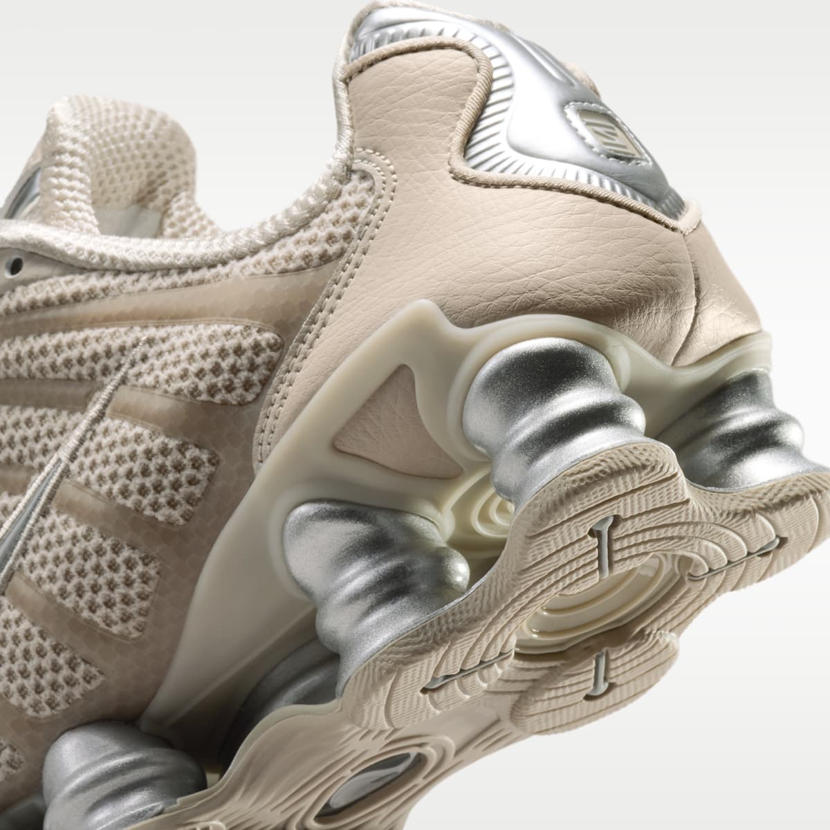 Nike Shox TL Women's Shoes - Cream II/Black/Metallic Silver