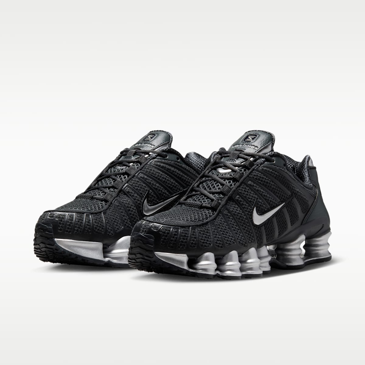 Nike Shox TL Women's Shoes - Off Noir/Black/Metallic Silver