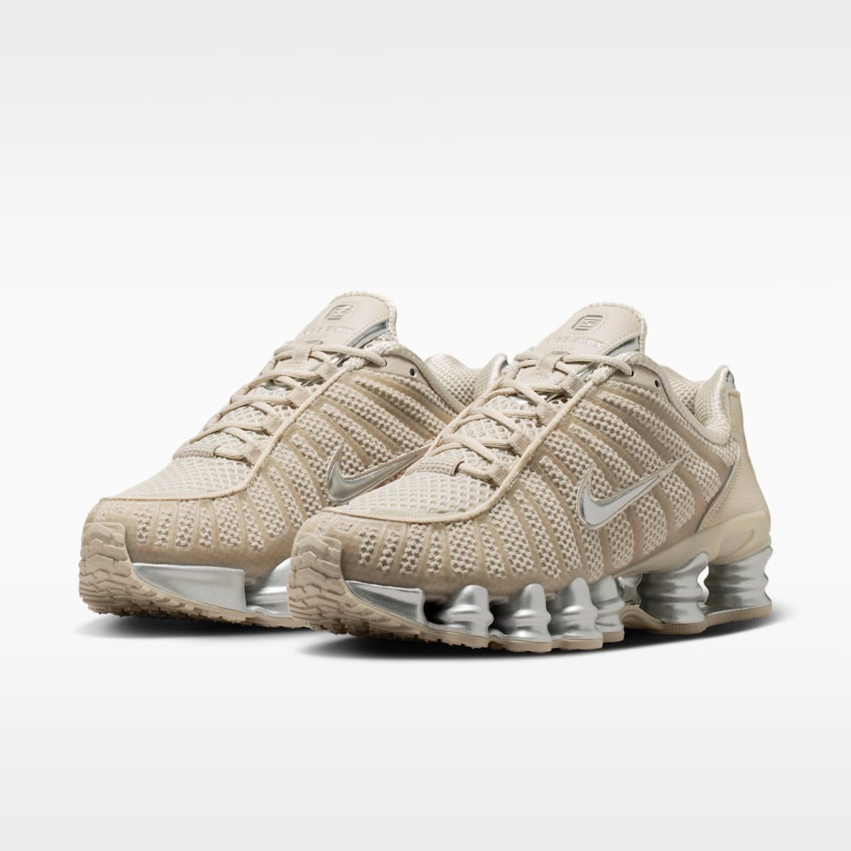 Nike Shox TL Women's Shoes - Cream II/Black/Metallic Silver