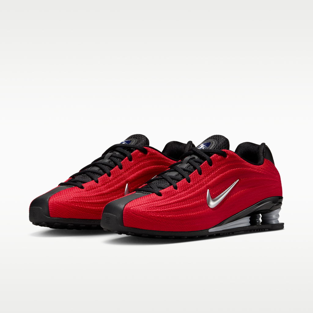 Nike Shox Z Women's Shoes - Fire Red/Black/Flat Silver/Metallic Silver