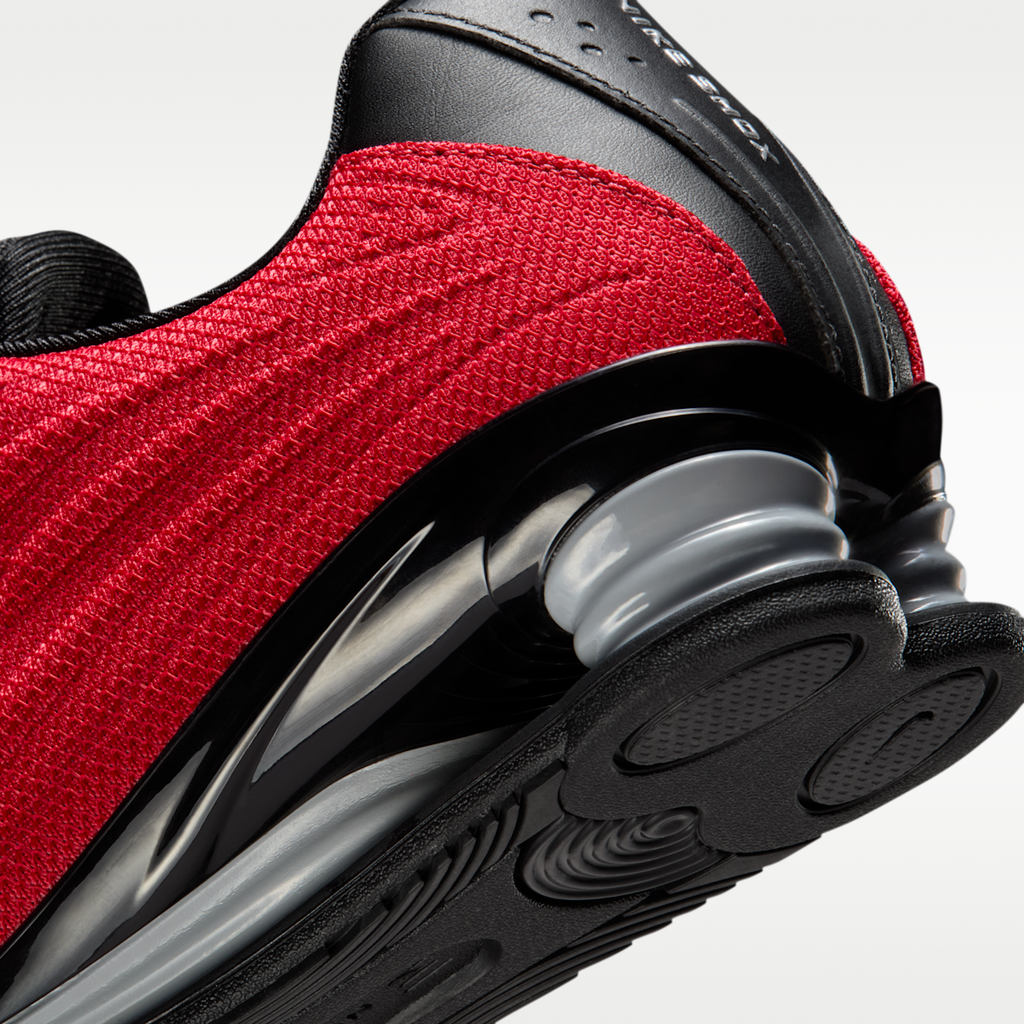 Nike Shox Z Women's Shoes - Fire Red/Black/Flat Silver/Metallic Silver