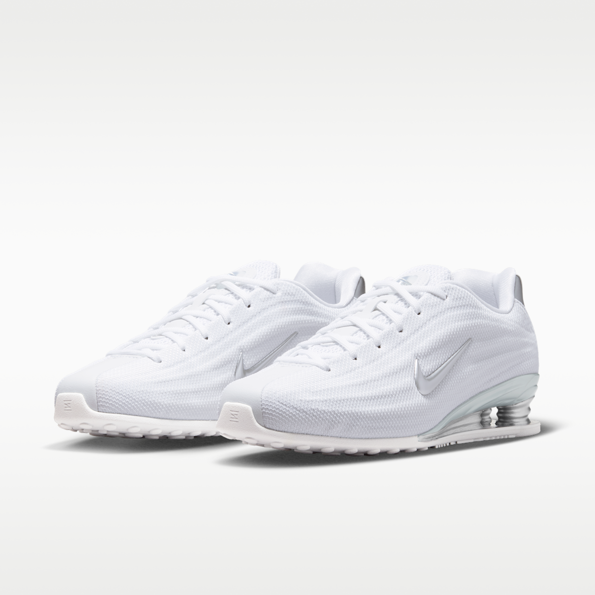 Nike Shox Z Women's Shoes - White/Metallic Silver