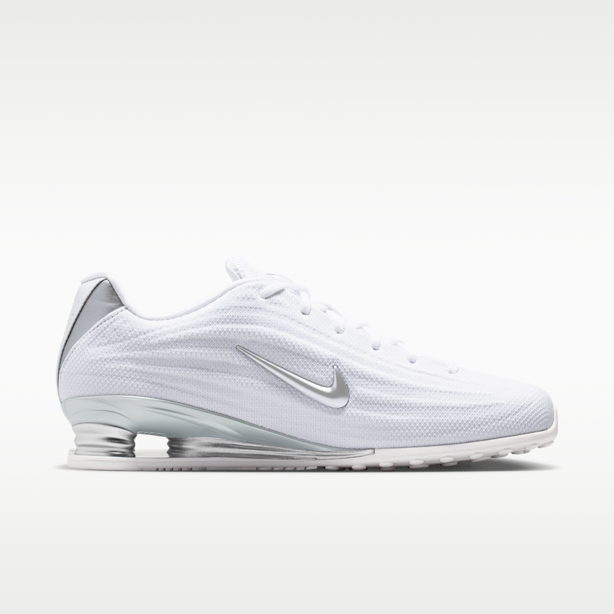 Nike Shox Z Women's Shoes - White/Metallic Silver