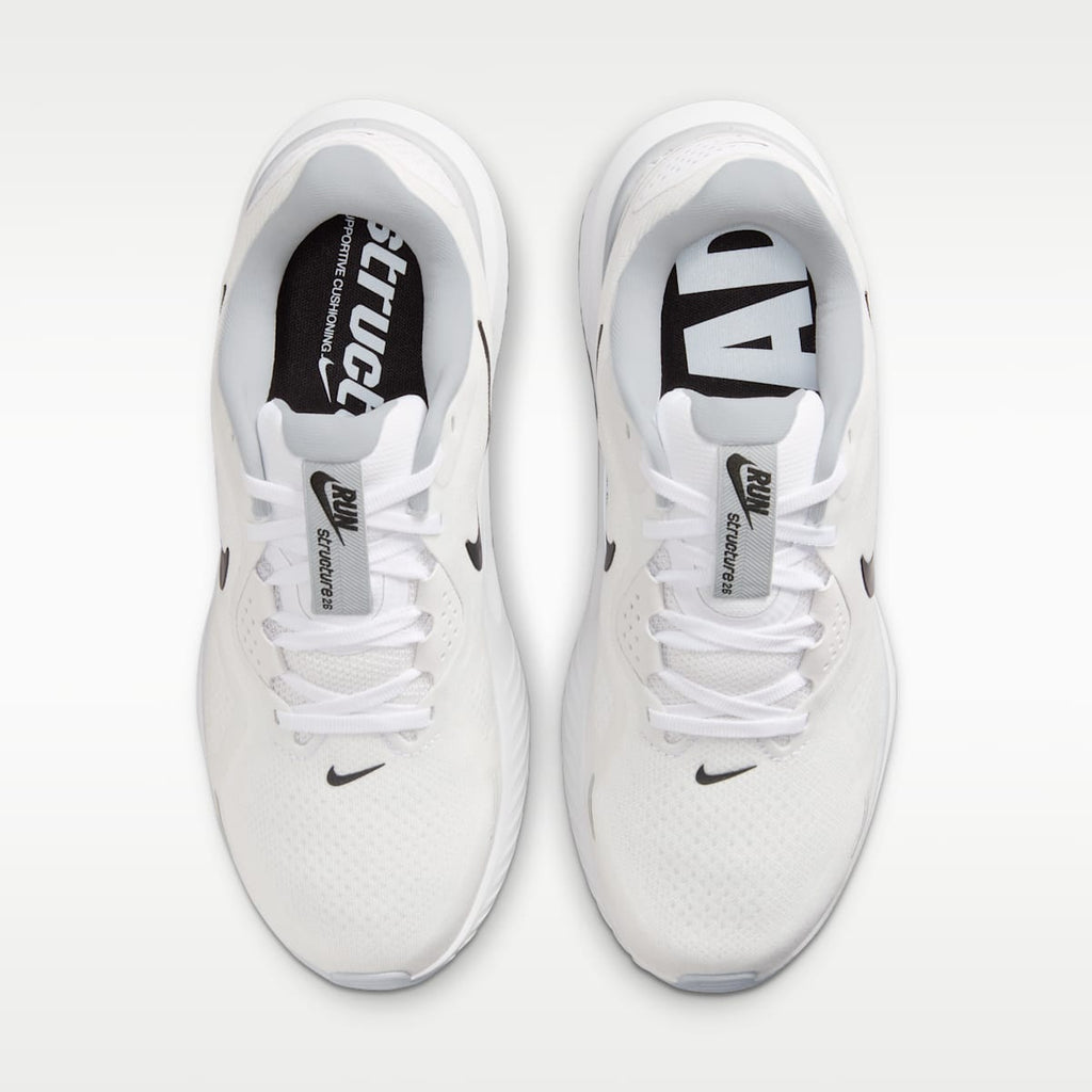 Nike Structure 26 Women's Road Running Shoes - White/Pure Platinum/Black