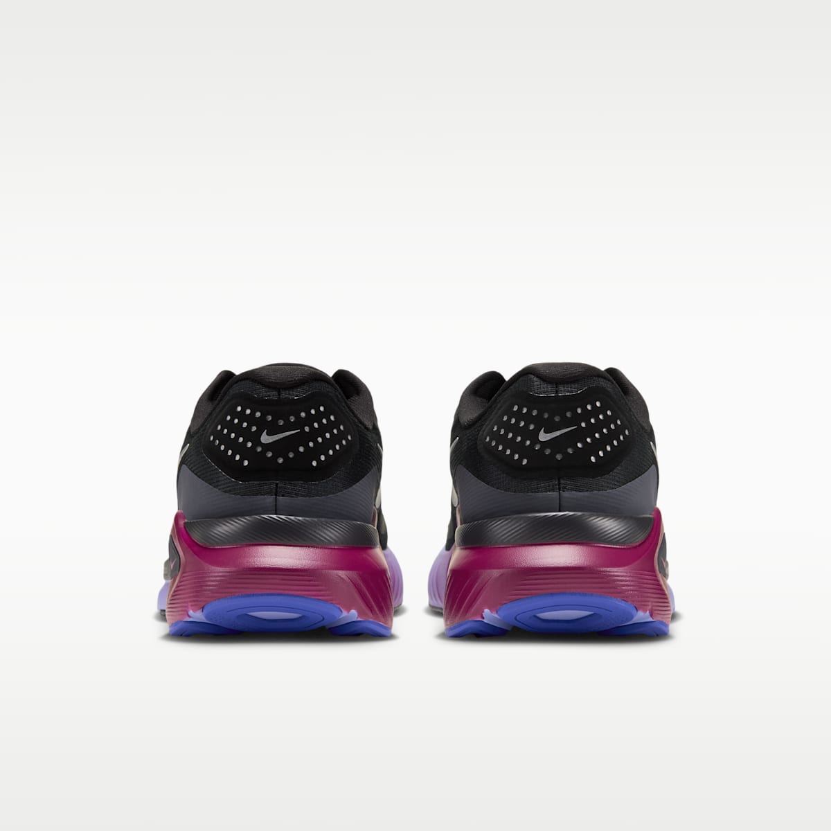 Nike Structure 26 Women's Road Running Shoes - Black/Gridiron/Purple Pulse/Metallic Silver