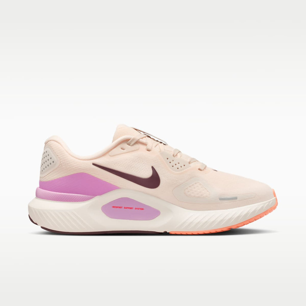 Nike Structure 26 Women's Road Running Shoes - Chalk/Light Magenta/Orange Pulse/Tattoo