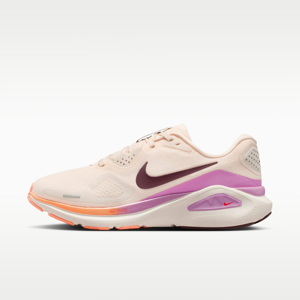 Nike Structure 26 Women's Road Running Shoes - Chalk/Light Magenta/Orange Pulse/Tattoo