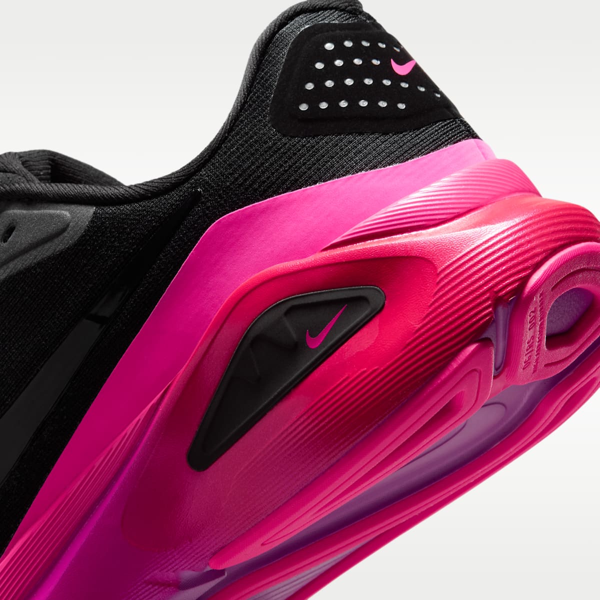 Nike Structure 26 Women's Road Running Shoes - Black/Hyper Pink/Laser Crimson/Black