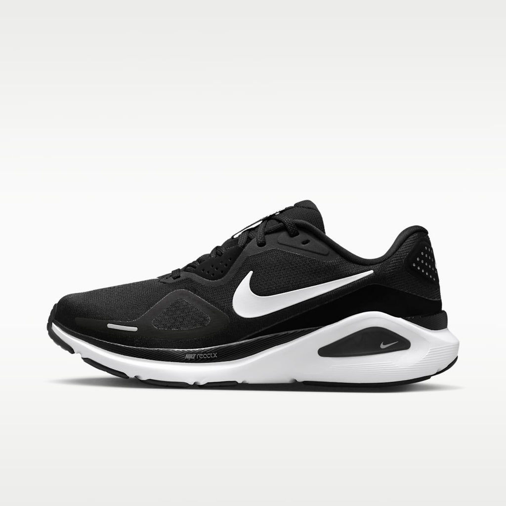 Nike Structure 26 Women's Road Running Shoes - Black/Cool Grey/Metallic Silver/White