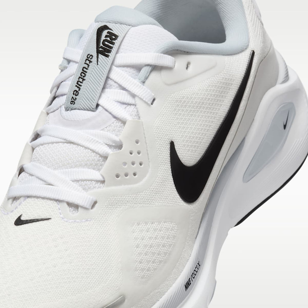 Nike Structure 26 Women's Road Running Shoes - White/Pure Platinum/Black