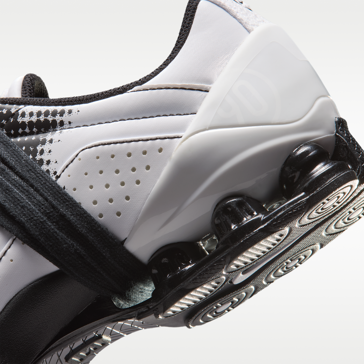 Nike Total90 Shox Magia Women's Shoes - White/Black/Metallic Silver