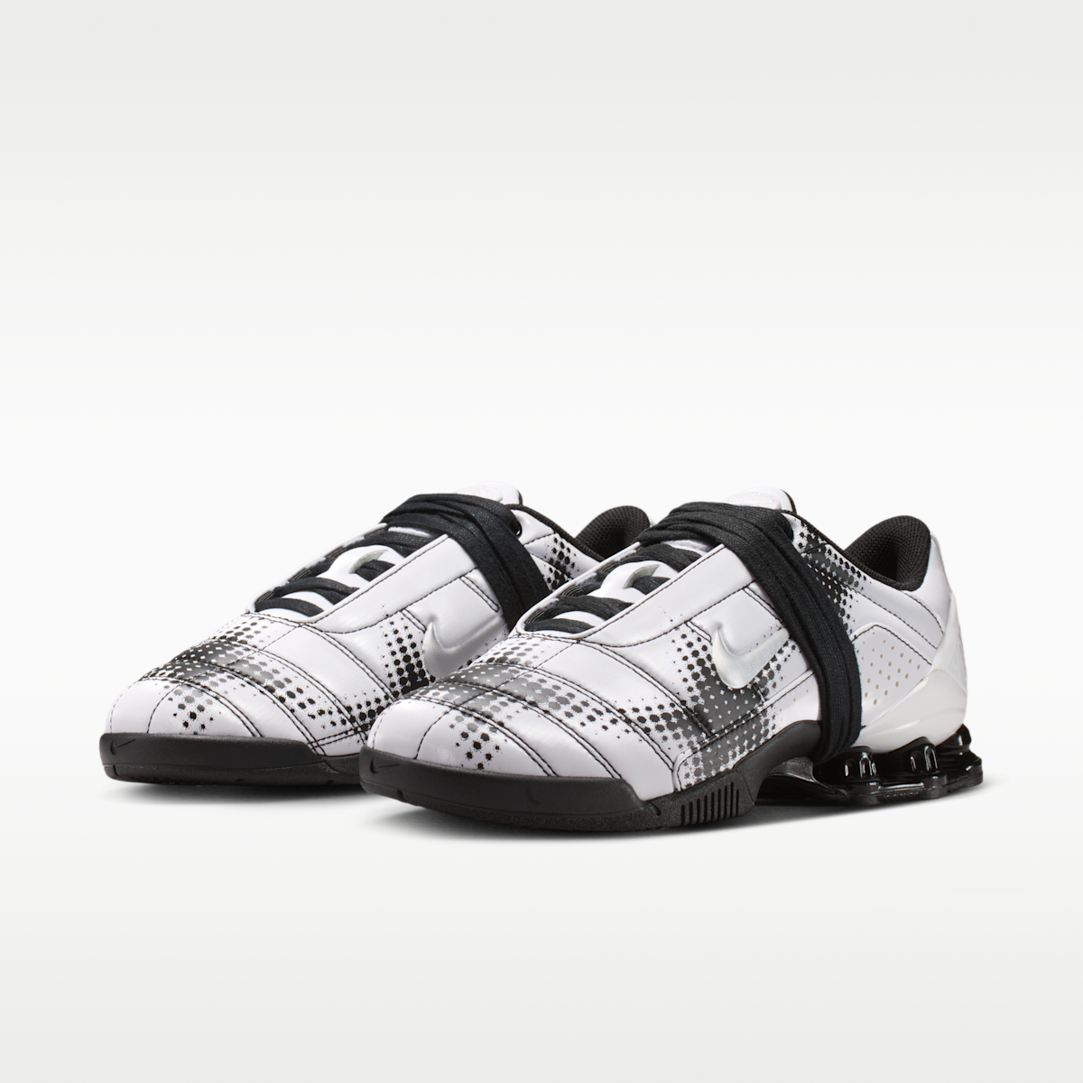 Nike Total90 Shox Magia Women's Shoes - White/Black/Metallic Silver