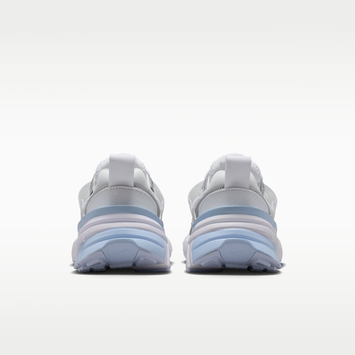 Nike V2K Run Women's Shoes with Reflective Accents - White/Metallic Silver/Hydrogen Blue/White