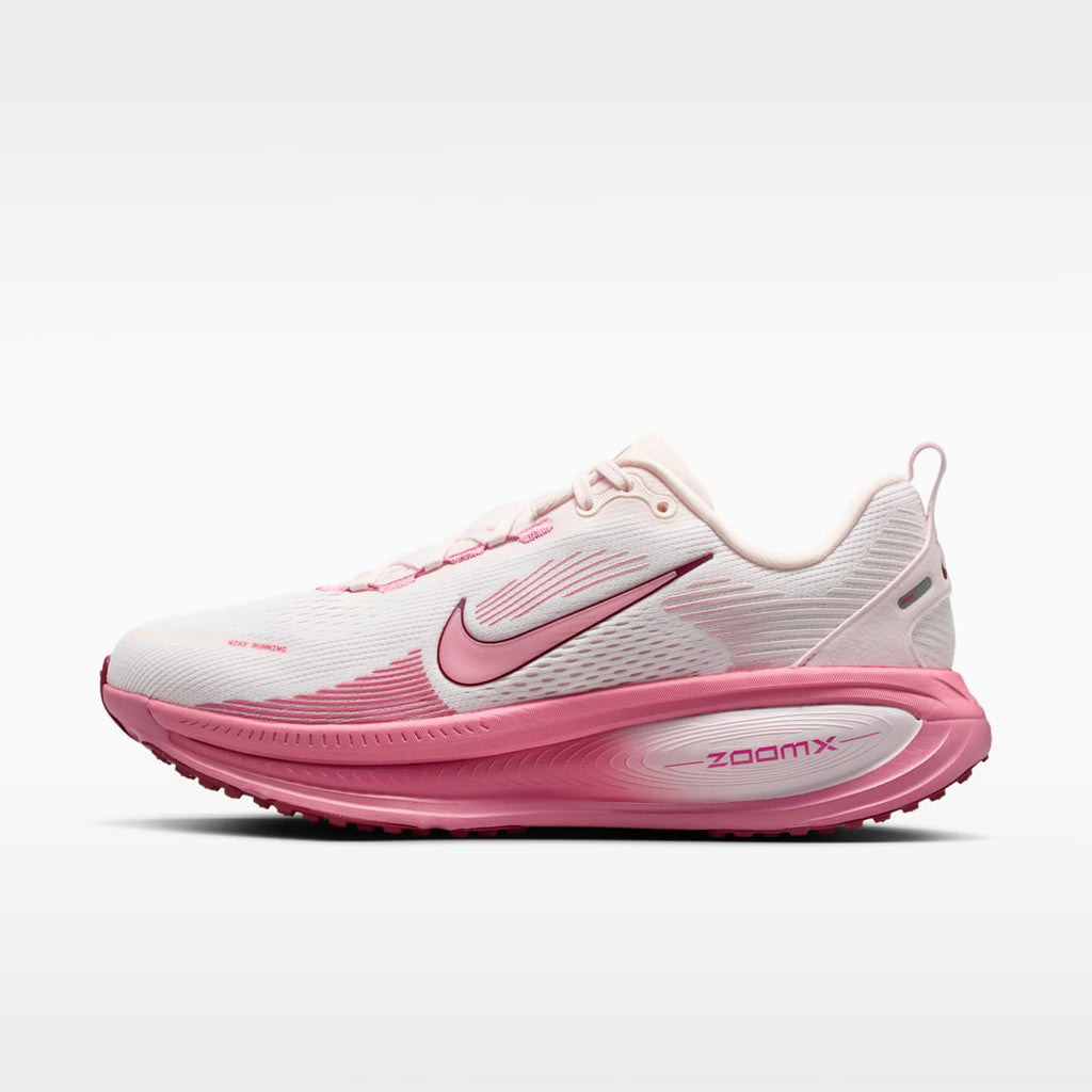 Nike Vomero 18 Women's Road Running Shoes - White/Pearl Pink/Team Red/Peony